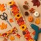 Designer’s Shop WR 63-5221 Fall Sunflower & Pumpkin Wired Edge Ribbon – 2.5" x 10 Yards – Autumn Harvest Floral